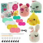 Set crosetat 4 animale w2 GRAFIX - imagine 2
