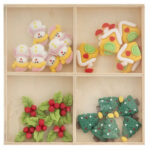 Set Figurine de Craciun 24 buc. In cutie lemn. GRAFIX - imagine 2