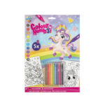 Set de activitati A4 Pictura pe numere cu creioane in asort GRAFIX - imagine 6