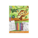 Set de activitati A4 Pictura pe numere cu creioane in asort GRAFIX - imagine 5