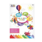 Set 40 bucati hartie colorata 110 gr in 10 culori GRAFIX