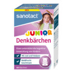Vitamine memorie (fier,iod,acid folic) comp.4 ani+ N60 gust fructe de padure Sanotact