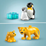 Familii de animale salbatice: Pinguini si lei DUPLO LEGO 10442 — изображение 2