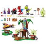 Infruntarea dintre dinozaurii Spidey si Gobby la casa-sediu din copac MARVEL LEGO 11200 - imagine 2