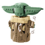 Grogu  cu landoul planor Star Wars LEGO 75403 - imagine 3