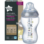 Biberon decorat 3+ 340 ml bufnita 1buc Tommee Tippee