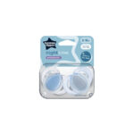 Suzeta ortodontica de noapte silicon 6-18 luni 2 buc  Tommee Tippee