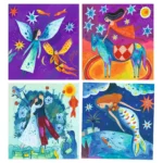 Atelier de pictura Suprarealist Inspired by Marc Chagall Djeco - imagine 2