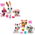 Set 3 figurine cu accesori  Pet Trio in asort. LITTLEST PET SHOP BASIC FUN - imagine 2