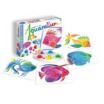Set de creatie Pictura pe numere Peste Aquarellum Junior SentoSphere