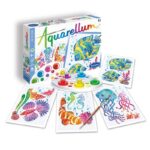 Set de creatie Pictura pe numere Aquarium Aquarellum Junior SentoSphere