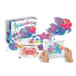 Set de creatie Pictura pe numere 3D Aquarium Aquarellum  SentoSphere