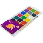 Vopsea acuarela 24 cul. cu pensula Creativitate GAMMA UA