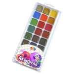 Vopsea acuarela 24 cul. fara pensula (1 aur si 1 argint) Creativitate GAMMA UA