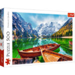 Puzzle 500  Lacul Braies,Italia TREFL