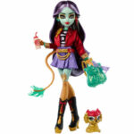 Papusa Monster High Jinafire cu animale de companie si accesorii Mattel
