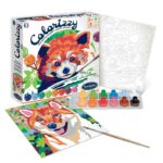 Set de creatie Pictura pe numere Panda rosu si Shiba SentoSphere