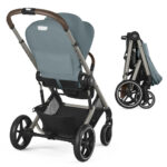 Carucior Balios S Lux TPE B Stormy Blue (albastru deschis)CYBEX - imagine 2