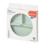 Placa de silicon cu ventuza verde Babyono