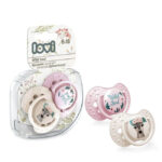 Suzeta dinamica silicon 6-18 luni 2 buc. girl Wild Soul LOVI