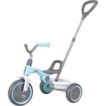 Tricicleta pliabila cu maner Ant + (Albastru deschis) Qplay