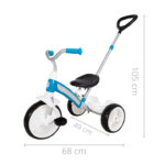 Bicicleta cu trei roti Elite+ Blue (albastru) Qplay - imagine 2