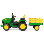 Transport pentru copii 3+ JOHN DEERE  RC TRACTOR cu remorca (12V) Peg Perego - imagine 2