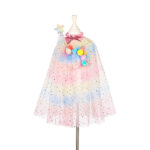 Set Pelerina Unicorn + tiara +  bagheta, 3-4 ani SOUZA