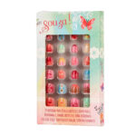 Unghii artificiale flori (set 10 bucati) SOUZA