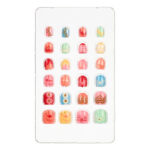 Unghii artificiale flori (set 10 bucati) SOUZA - imagine 2