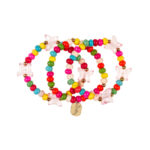 Bratara Deva fluture roz (1 buc) SOUZA