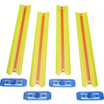Sectii suplimentare Hot Wheels galben MATTEL