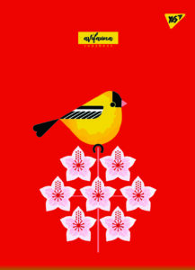 Caiet A5 "Avifauna" 12 foi, linii Yes