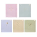 Caiet A5 "Gold Miffy" 12 foi, linie oblica Yes