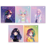 Caiet A5 "Anime star" 18 foi, linii Yes