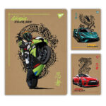 Caiet A4 "Ninja courage" 48 foi, matematica Yes