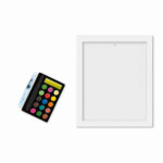 Pictura acuarela accente aurii gradina JANOD - imagine 2