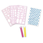 Autocolante spuma si nisip fluorescent JANOD — изображение 3