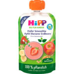 Smoothie Mere-banana-capsuni cu ovaz 120 ml HIPP