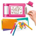 Set de creatie Arta sabloanelor Unicorni 4M - imagine 2