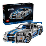 Masina Nissan Skyline GT-R (R34) din Mai furios, mai iute Technic LEGO 42210