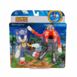 Set 2 figurine Sonic + Dr. Eggman 19x20cm Sonic Bend-Ems LONGSHORE - imagine 2