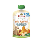 Holle Bio Organic piure Paca de bostan, piersici,banana si ovaz -30% zahar (6 luni+) 100g Holle