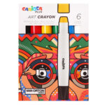 Set creioane moi 6 culori Carioca Plus
