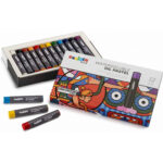 Set creioane pe baza de ulei 12 culori Carioca Plus