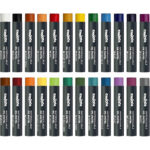 Set creioane pe baza de ulei 24 culori Carioca Plus - imagine 2