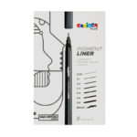 Set linere 0,05-0,8mm, 8 buc., negru Carioca Plus