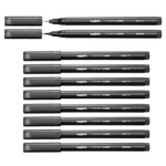 Set linere 0,05-0,8mm, 8 buc., negru Carioca Plus — изображение 2