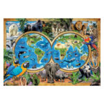 Puzzle Lumea minunata a animalelor 300 piese CLEMENTONI - imagine 2