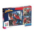 Puzzle Spiderman 3x48 piese CLEMENTONI